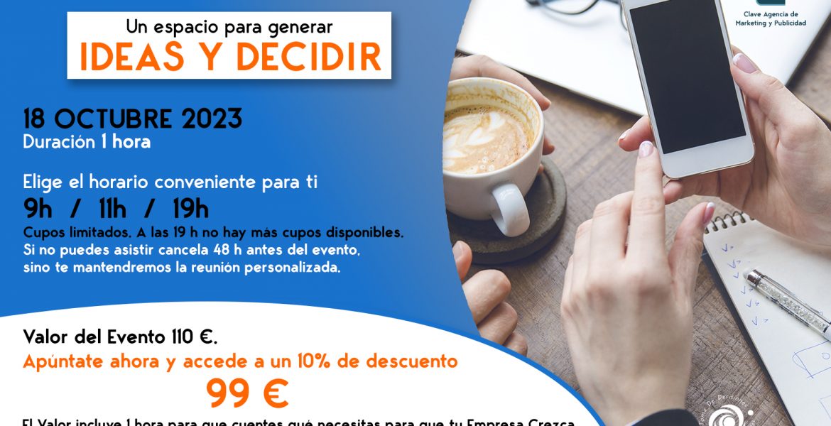 Un espacio para generar ideas y decidir